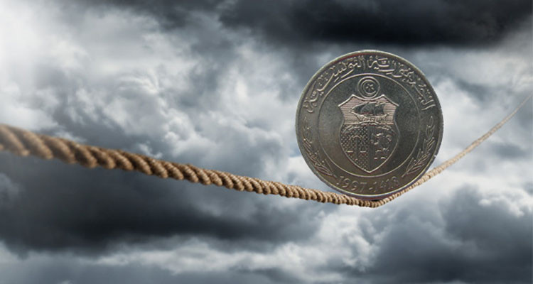 البنك المركزي التونسي: انخفاض سعر صرف الدينار التونسي مقابل الدولار