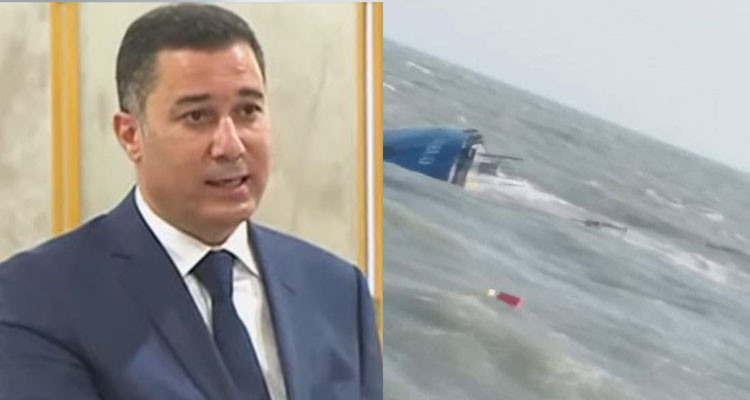 وزير النقل: ''نعمل على معاينة السفينة والكف من تسربات المحروقات إن وجدت''