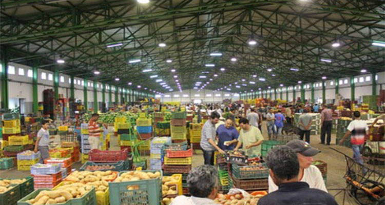 عملية تزويد أسواق الجملة بمختلف المنتوجات الفلاحية تعود إلى نسقها العادي