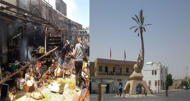 حريق قابس: الولاية تساهم بـ250 ألف دينار في الحساب الجاري لجمع التبرعات