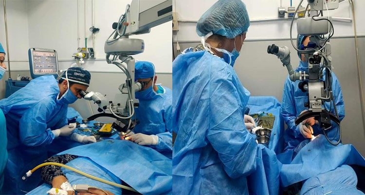 إجراء 43 عملية جراحية على أمراض العيون لمواطنين من ولاية توزر