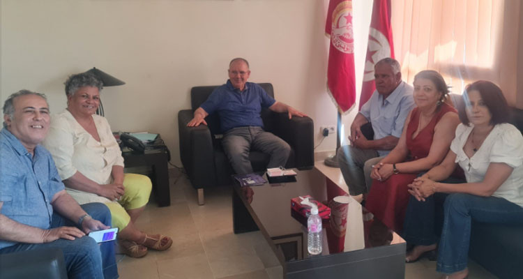 الطبوبي يلتقي ممثلين عن جمعية النساء ونقابة الصحفيين وجمعية النساء الديمقراطيات
