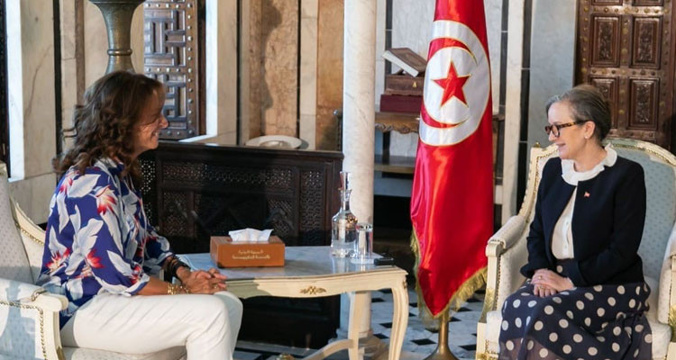 فحوى لقاء بودن بمديرة مكتب منظمة العمل الدولية لبلدان المغرب العربي