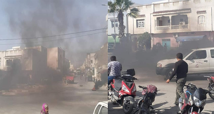 أريانة: فلاحو قلعة الأندلس يغلقون الطريق ويطالبون بمياه الري