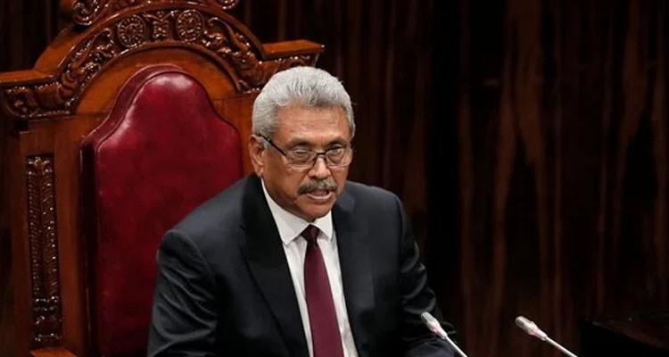 فرار رئيس سريلانكا من مقر إقامته