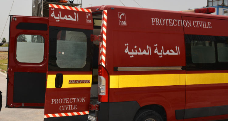 الحماية المدنية: تسجيل 8 وفيات و409 إصابات في حوادث مختلفة