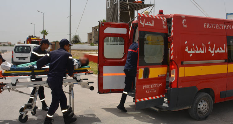 الحماية المدنية: تسجيل 8 حالات وفاة و283 إصابة في حوادث مختلفة