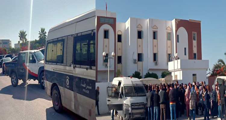 القيروان: فرقتا مكافحة الشغب والإرهاب تطوقان مقر المندوبية الجهوية للتربية
