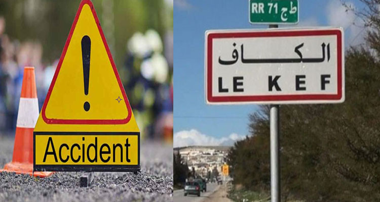 الكاف: إصابة 9 أشخاص في حادث إصطدام سيارة أجرة بشاحنة خفيفة