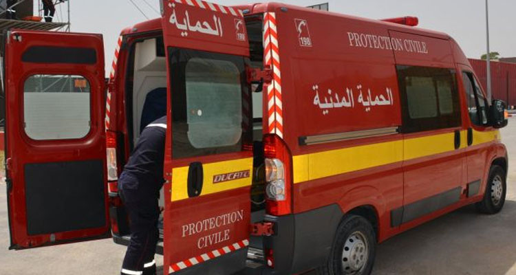 الحماية المدنية: 9 وفيات و278 إصابة في حوادث مختلفة