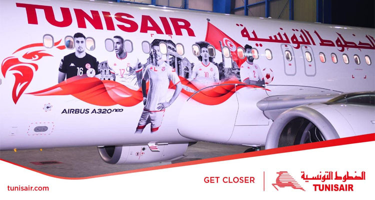 كأس العالم 2022: الخطوط التونسية تكشف عن الطائرة المخصصة لنقل مشجعي المنتخب