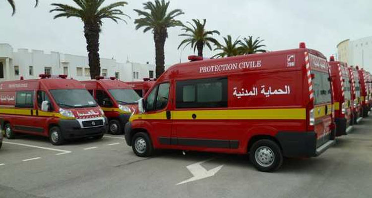 الحماية المدنية: تسجيل 6 وفيات و351 إصابة في حوادث مختلفة