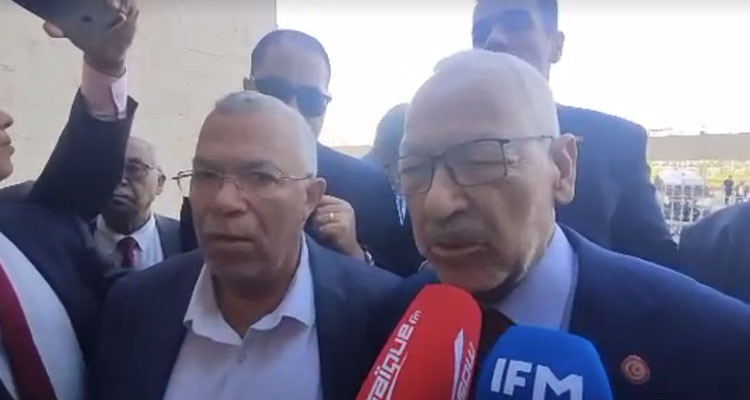 راشد الغنوشي من أمام محكمة سوسة 2: ''وجودي هنا لن يخفض الأسعار ولن يوفر الأمن''