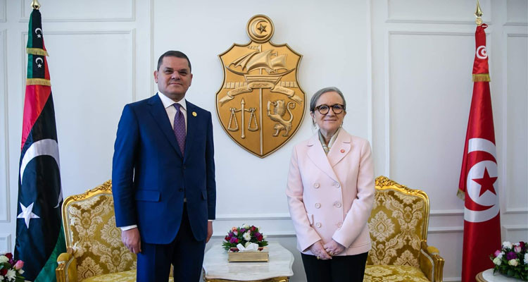 رئيسة الحكومة تستقبل رئيس حكومة الوحدة الوطنية الليبية