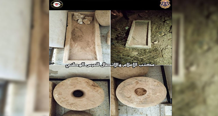 قفصة: حجز مجموعة من القطع الأثرية والقبض على 5 أشخاص