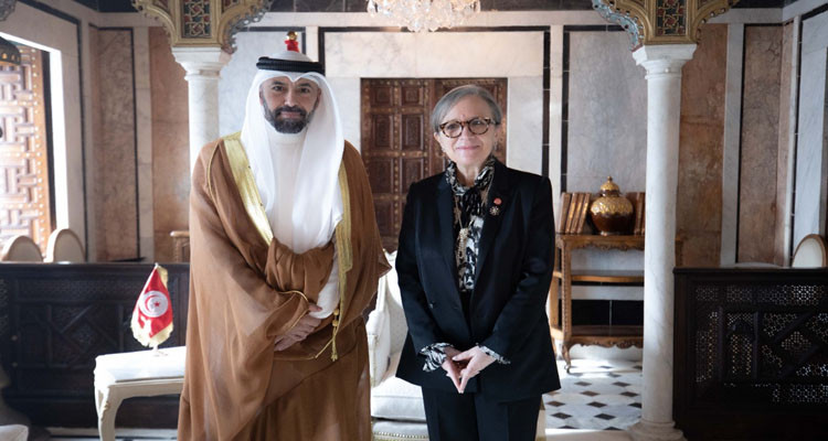 رئيسة الحكومة تستقبل سفير الكويت بتونس