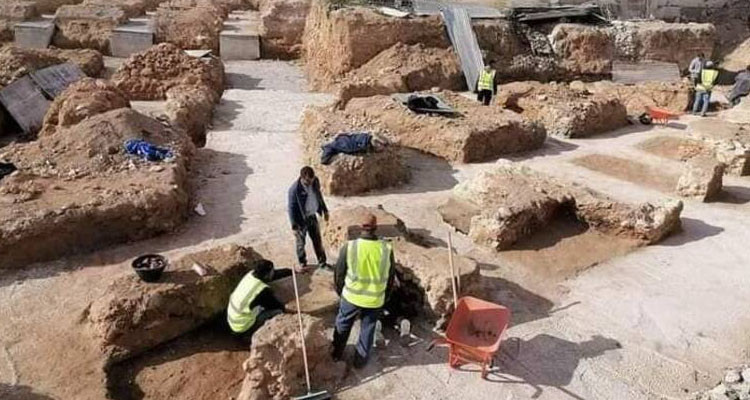 الكشف عن بقايا أثرية لصهاريج رومانية خلال أشغال إعادة ترميم كنيسة رادس