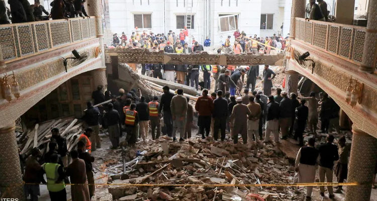 باكستان:  ارتفاع حصيلة ضحايا تفجير مسجد بيشاور