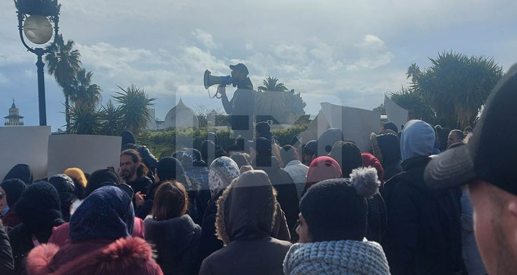 ساحة القصبة: وقفة احتجاجية لعمال الحضائر الأقل من 45 سنة