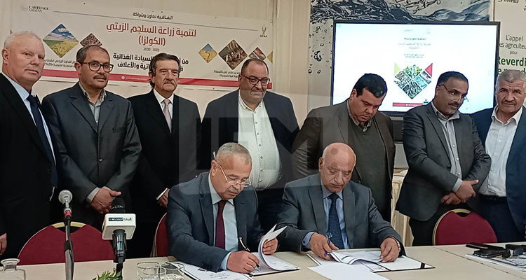 توقيع اتفاقية بين اتحاد الفلاحة وشركة حبوب قرطاج