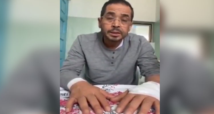 بشير العكرمي يوجه نداء استغاثة  من مستشفى الرازي