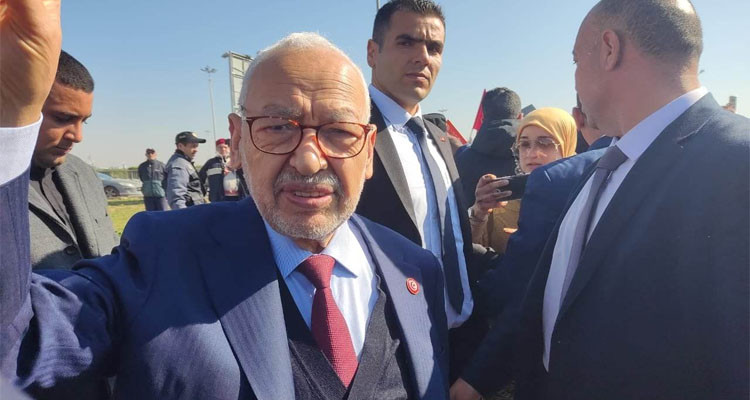 الغنوشي من أمام قطب مكافحة الإرهاب: ''وجودنا هنا هو ثمرة من ثمار الانقلاب''