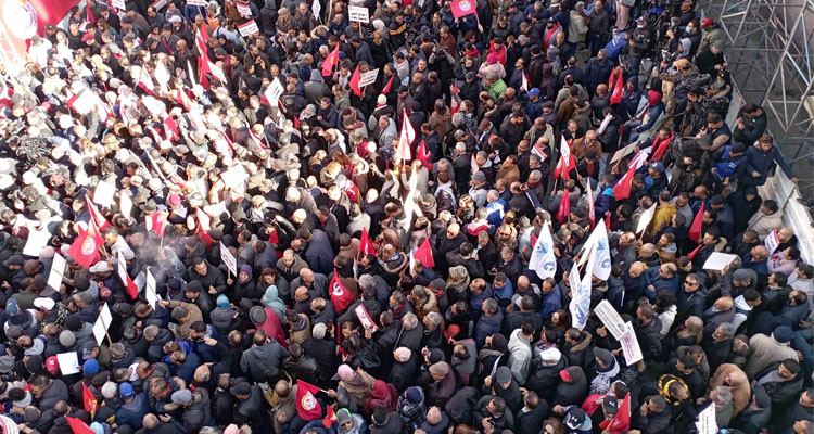 اليوم: اتحاد الشغل ينظم مسيرة احتجاجية