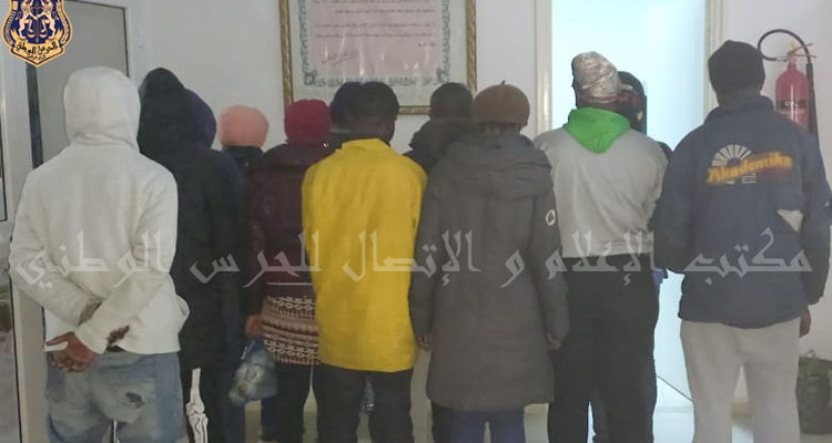 القبض على 8  مهاجرين من ''جنوب الصحراء'' اجتازوا الحدود البرية خلسة