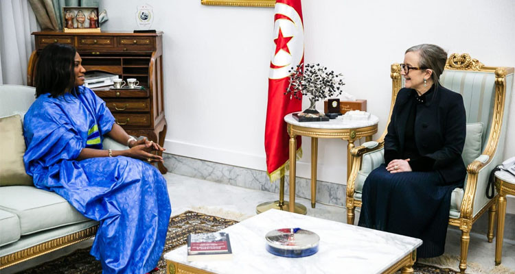 ملف الهجرة محور لقاء نجلاء بودن بنائبة عميدة السفراء الأفارقة