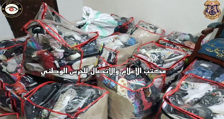 المنيهلة: حجز كمية من الملابس المستعملة