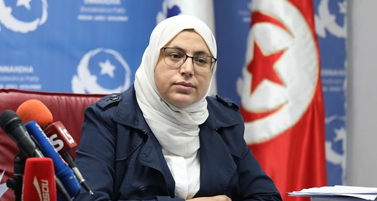 زينب البراهمي: ''تم إيداع الغنوشي السجن بموجب فيديو مفبرك وقدمنا شكاية في التدليس''