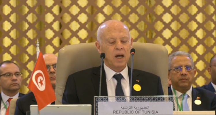 قيس سعيد: ''تونس متمسكة بمبادئها التي تنص على استقلال قرارها الوطني''