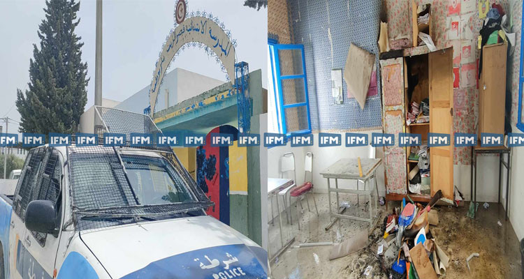 الحمامات: اندلاع حريق بقاعة مدرسة قصر الزيت بئر بورقبة