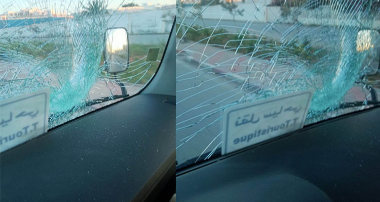 الحمامات: تعرض حافلة سياحية لعملية ''براكاج ''ورشق بالحجارة وتهشيم بلورها