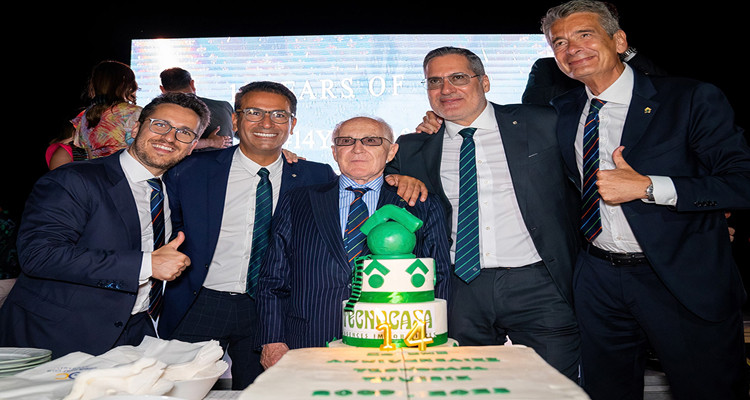 Le fondateur du Groupe Tecnocasa célèbre les 14 ans de Tecnocasa Tunisie forte de ses 56 agences et 350 jeunes conseillers experts en immobilier