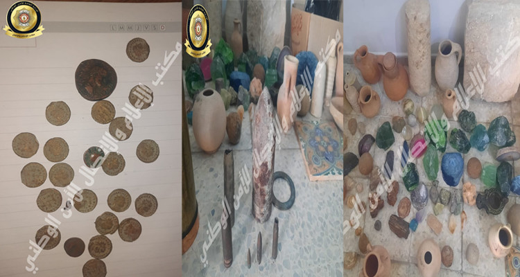 رادس: حجز قطع أثرية وذخيرة قديمة بمنزل أحد المنقّبين على الآثار