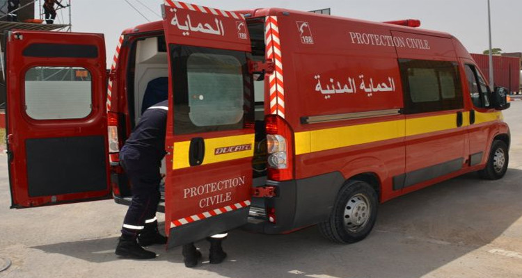 الحماية المدنية: تسجيل 21 حالة وفاة و363 إصابة في حوادث مختلفة