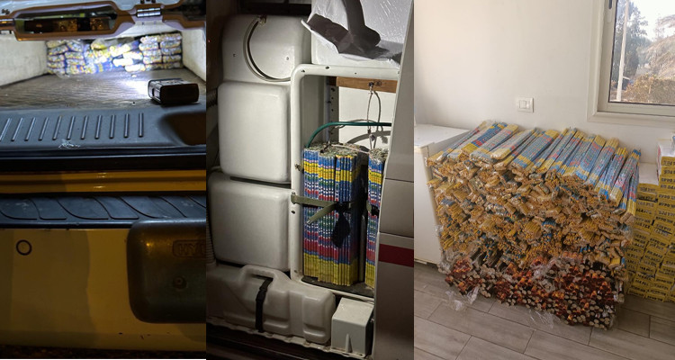 وزارة الداخلية: حجز 18000 شمروخ داخل سيارة إسعاف