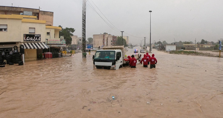 الإعصار ''دانيال'' يضرب مناطق شمال وشرق ليبيا