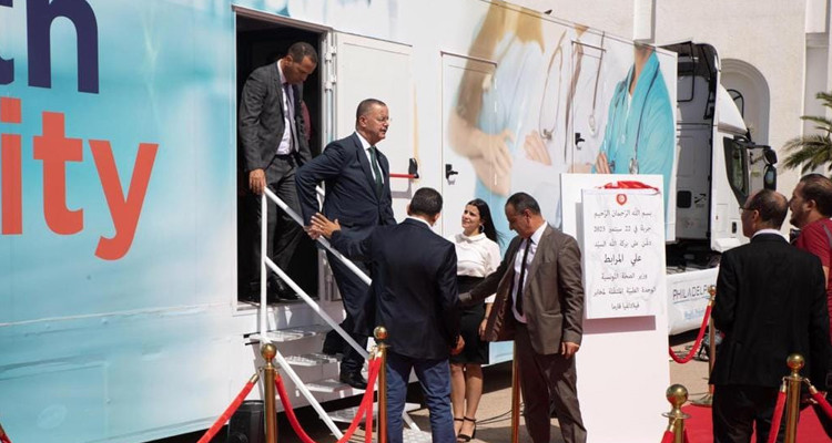 وزير الصحة يدشن من مدنين وحدة طبية متنقلة لتقصي أمراض القلب والشرايين