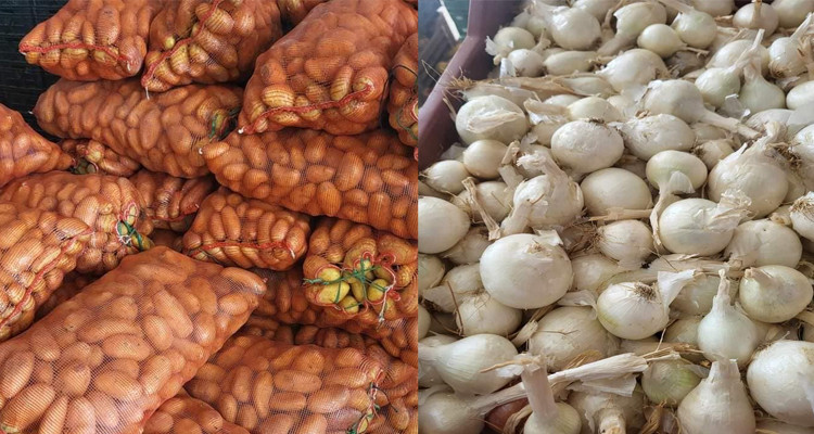 زرمدين: حجز حوالي 8,6 طنا من مادۃ البطاطا و 1,5 طنا من مادۃ البصل