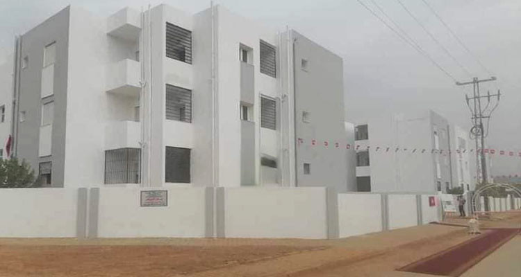 وزيرة التجهيز وسفير السعودية يسلمان 123 مسكنا إجتماعيا بمعتمدية قعفور