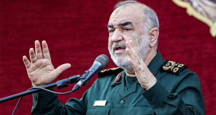 قائد الحرس الثوري الإيراني: ''إذا أقدم الص*اينة على هجوم بري في غزة فسيدفنون''