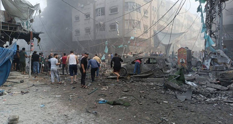 ارتفاع حصيلة الـ،شـ،هـ،دـا،ـء في غزة إلى 7326  شـ،هـ،يـ،دـا، من بينهم 32 صحفيا