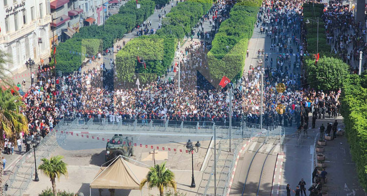 العاصمة: مناوشات بين عدد من المحتجين والأمن أمام سفارة فرنسا