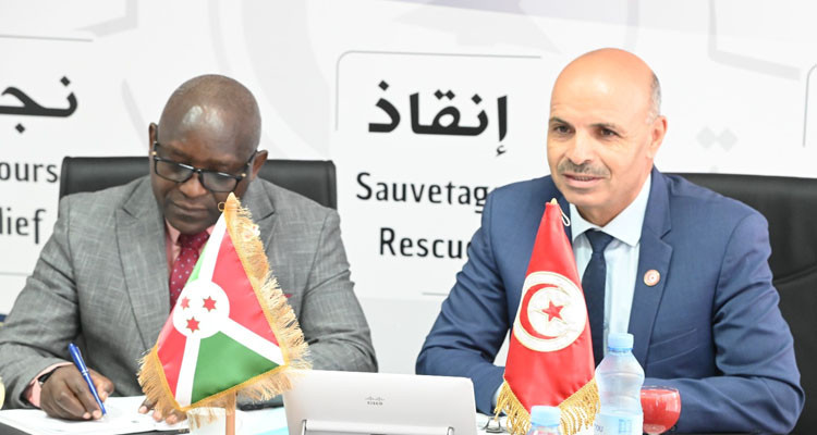 تونس وبورندي تتفقان على إمضاء مذكرة تفاهم في مجال الحماية المدنية