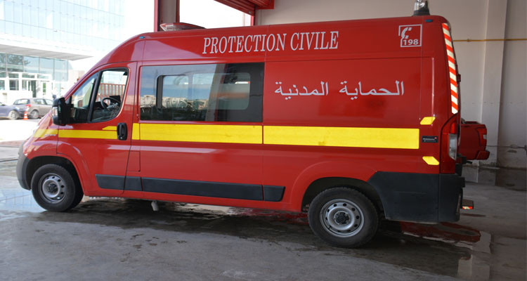 الحماية المدنية:  تسجيل 6 وفيات و 453 إصابة في حوادث مختلفة