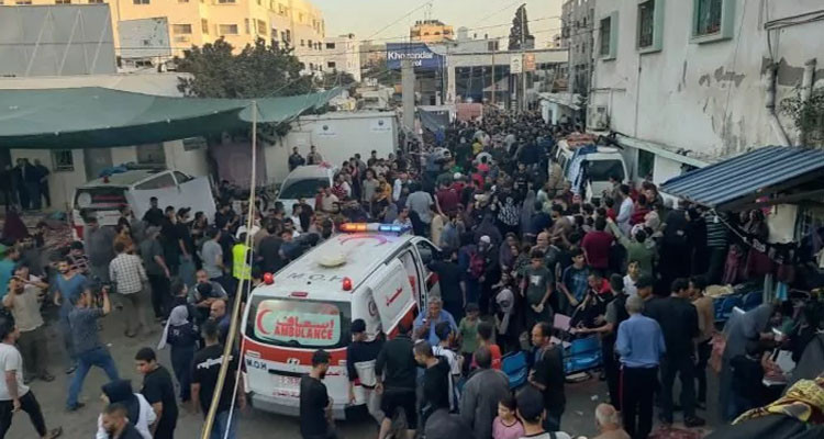 أطباء بلا حدود: لا يمكننا حاليا الاتصال بموظفينا داخل مستشفى الشفاء في غ/ز/ة