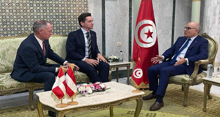 نبيل عمار يبحث مسائل الهجرة والأوضاع في غ/ز/ة مع وزير الداخلية النمساوي ووزير الاندماج والهجرة الدنماركي