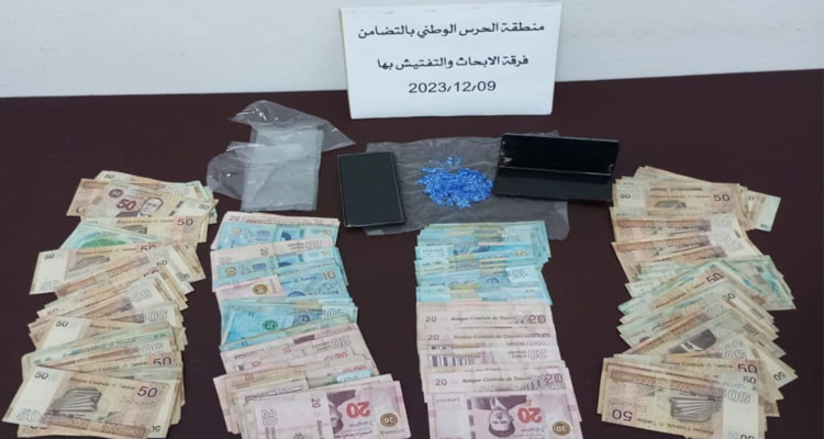 التضامن: الإحتفاظ بنفرين وحجز كمية من مخدر الكوكايين والمشروبات الكحولية